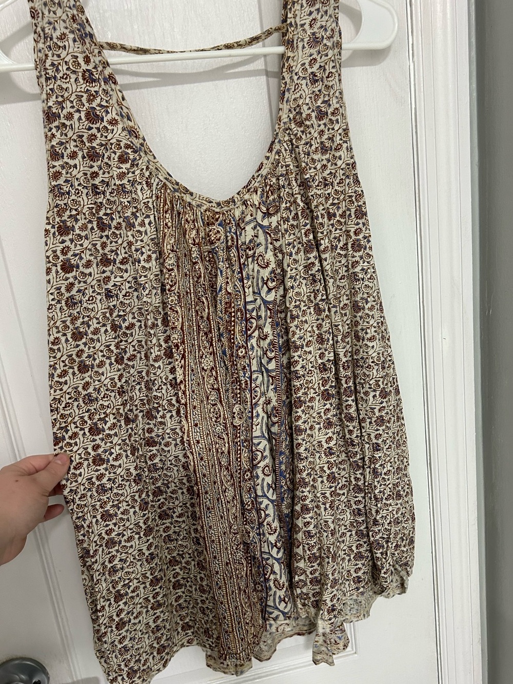 free people- mess around tunic tank top 🍨🤎